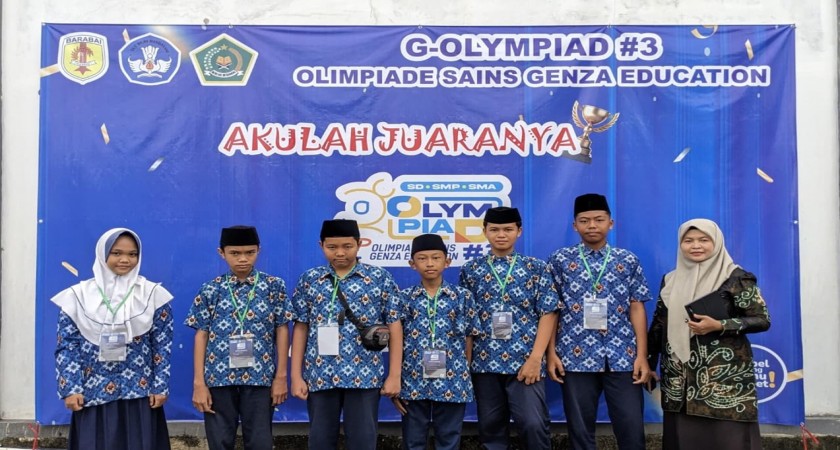 Enam Siswa MTsN 1 HST Berlaga di Semi Final Olimpiade Sains Genza Education 2025